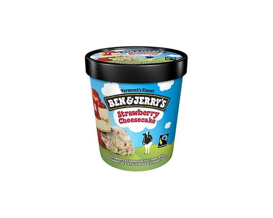 Order Ben and Jerry's Strawberry Cheesecake Pint food online from Chevron store, Chula Vista on bringmethat.com