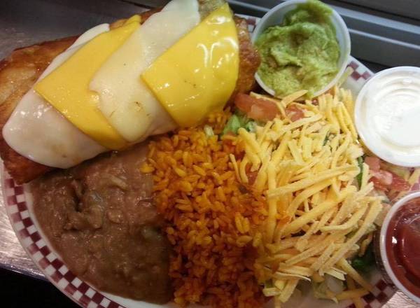 Order Chimichanga food online from Dynasty Restaurant Co. store, Racine on bringmethat.com
