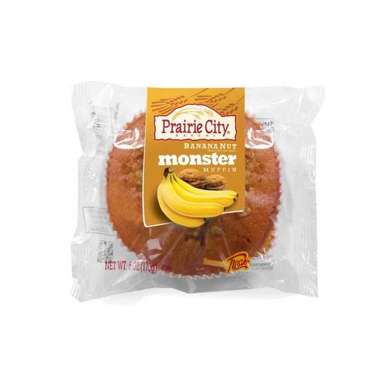 Order Prairie City Bakery Banana Nut Monster Muffin food online from Fastbreak Convenience Store store, Jackson County on bringmethat.com