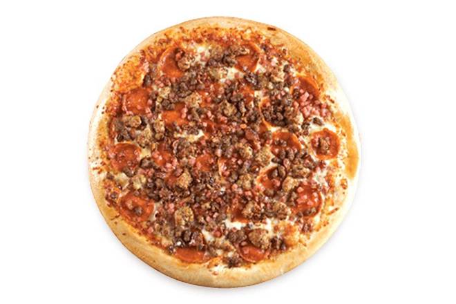 Order Mega Meat Pizza food online from Georgio's Oven Fresh Pizza store, Mayfield Heights on bringmethat.com