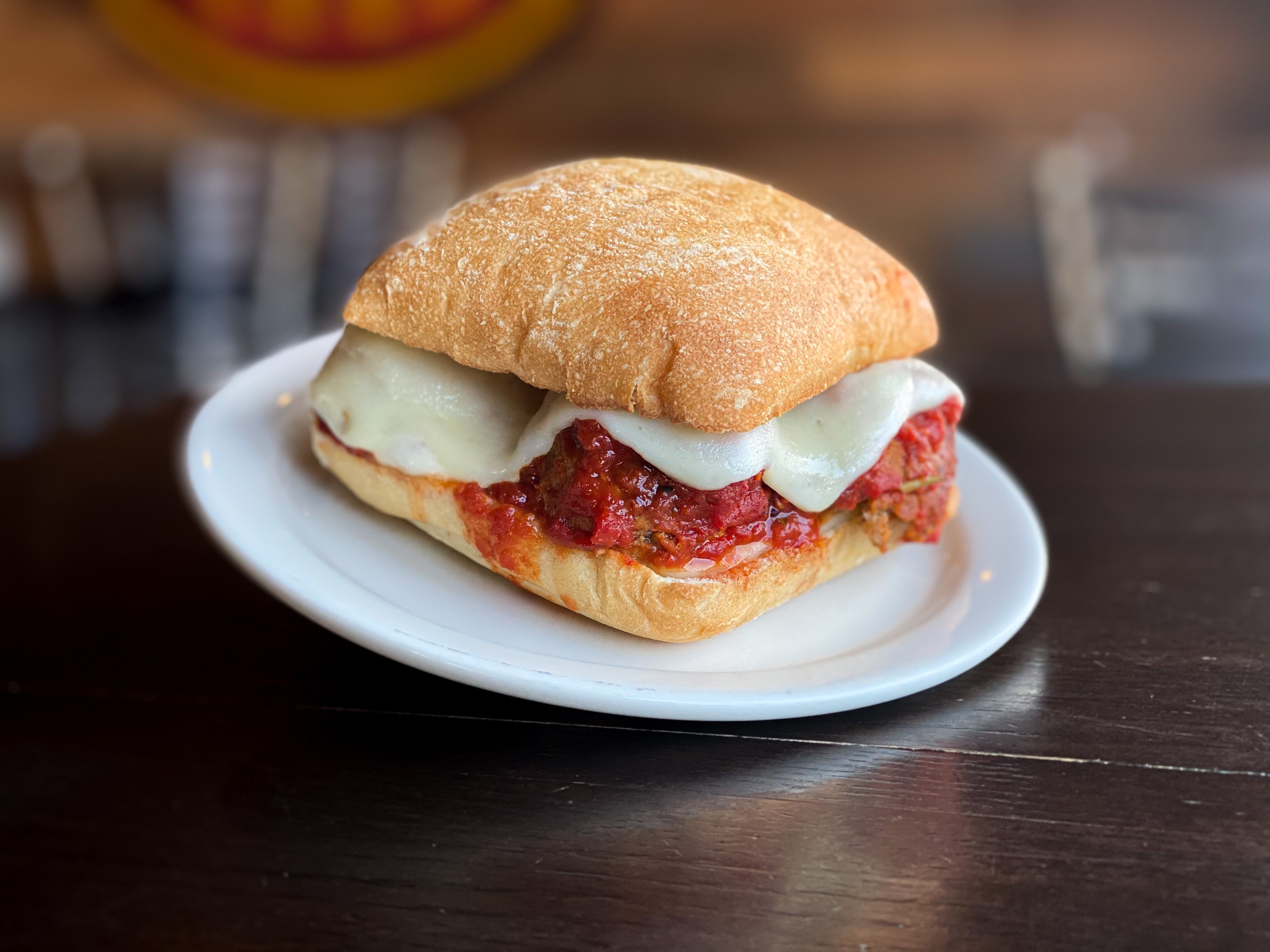Order Meatball Sandwich food online from Georgio Chicago Pizza & Pub store, Crystal Lake on bringmethat.com