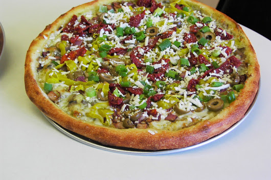 Order Greek-Style Pizza food online from New York Pizza & Pasta store, Pleasant Hill on bringmethat.com