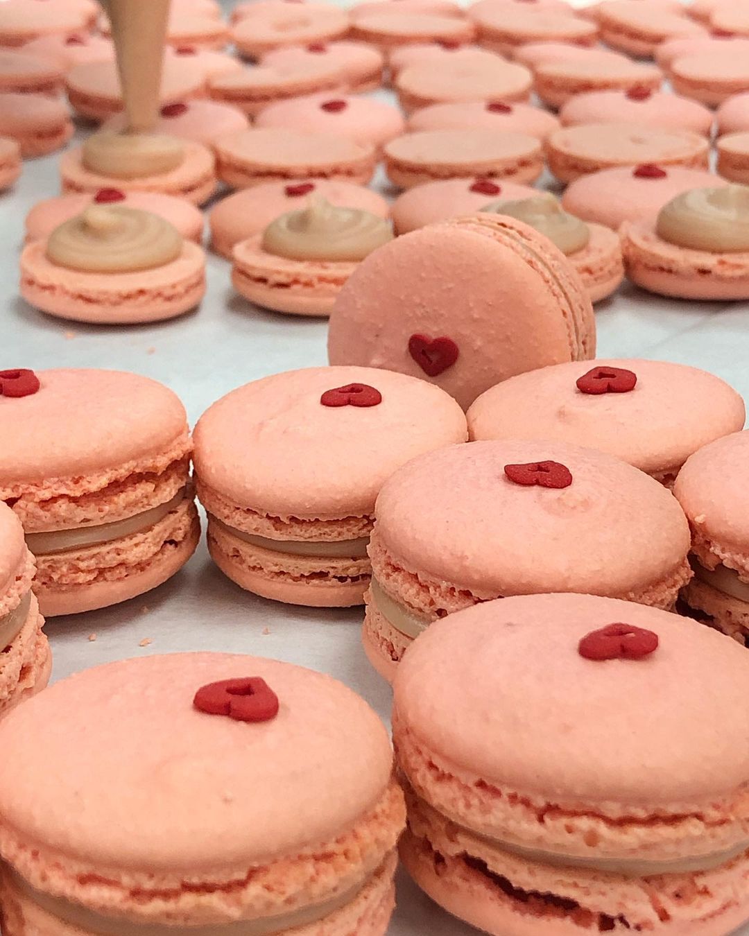 Order Strawberry Macaron food online from Zai Dessertery store, Bergenfield on bringmethat.com