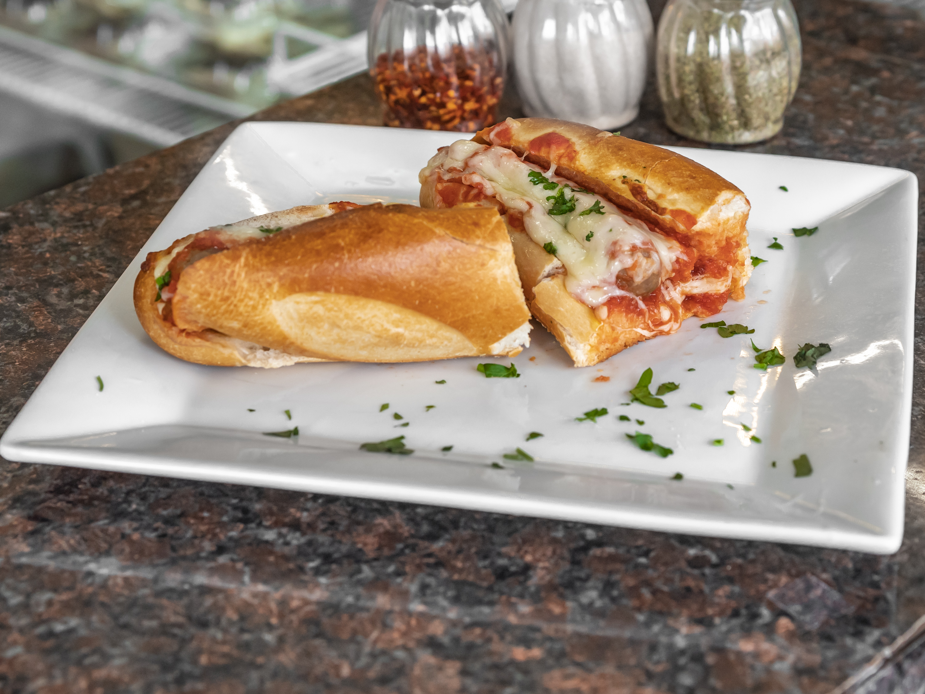 Order Sausage Parmigiana Hero food online from Rocco pizza store, Brooklyn on bringmethat.com