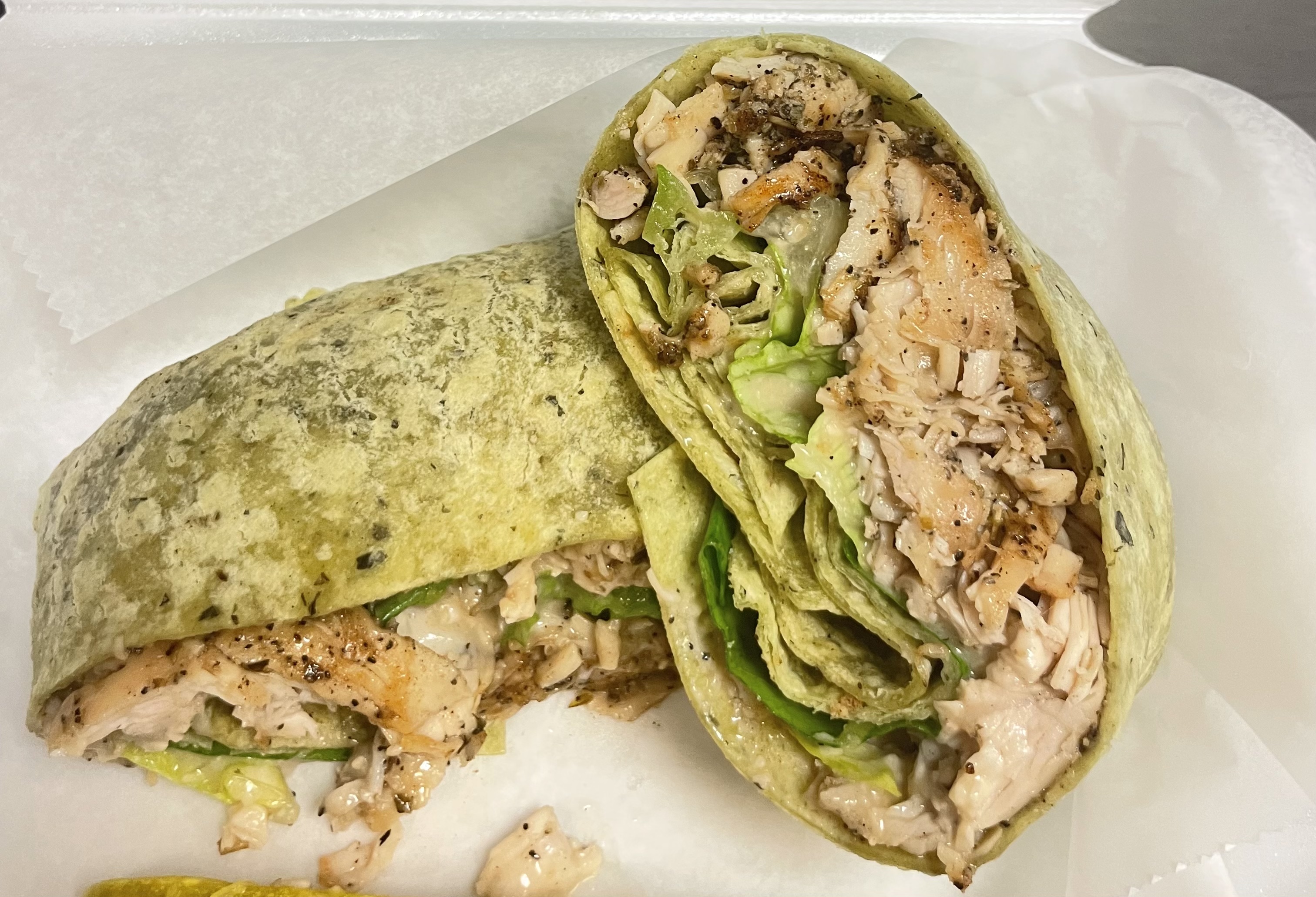 Order Chicken Caesar Wrap food online from Dolce carini pizza store, Philadelphia on bringmethat.com
