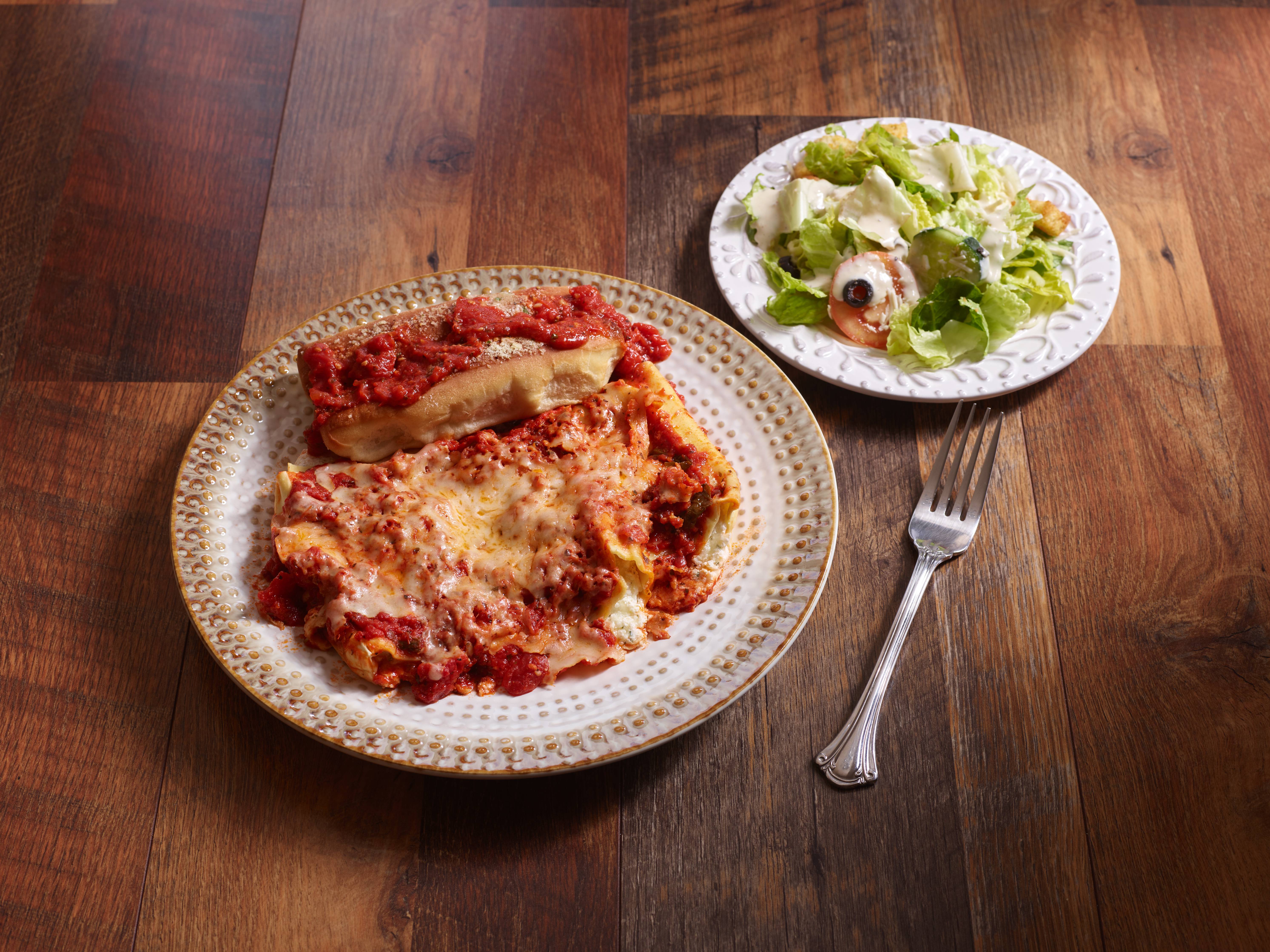 Order Our Famous Cheese Manicotti food online from Milano’s Pizzeria store, Mesa on bringmethat.com