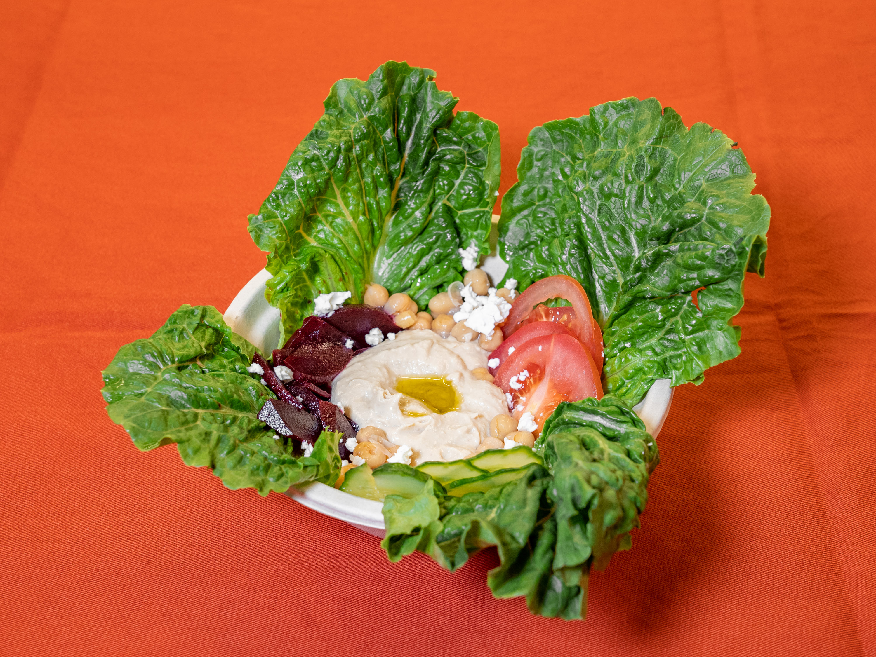 Order Mediterranean Salad food online from The Green Room Cafe store, Pontiac on bringmethat.com