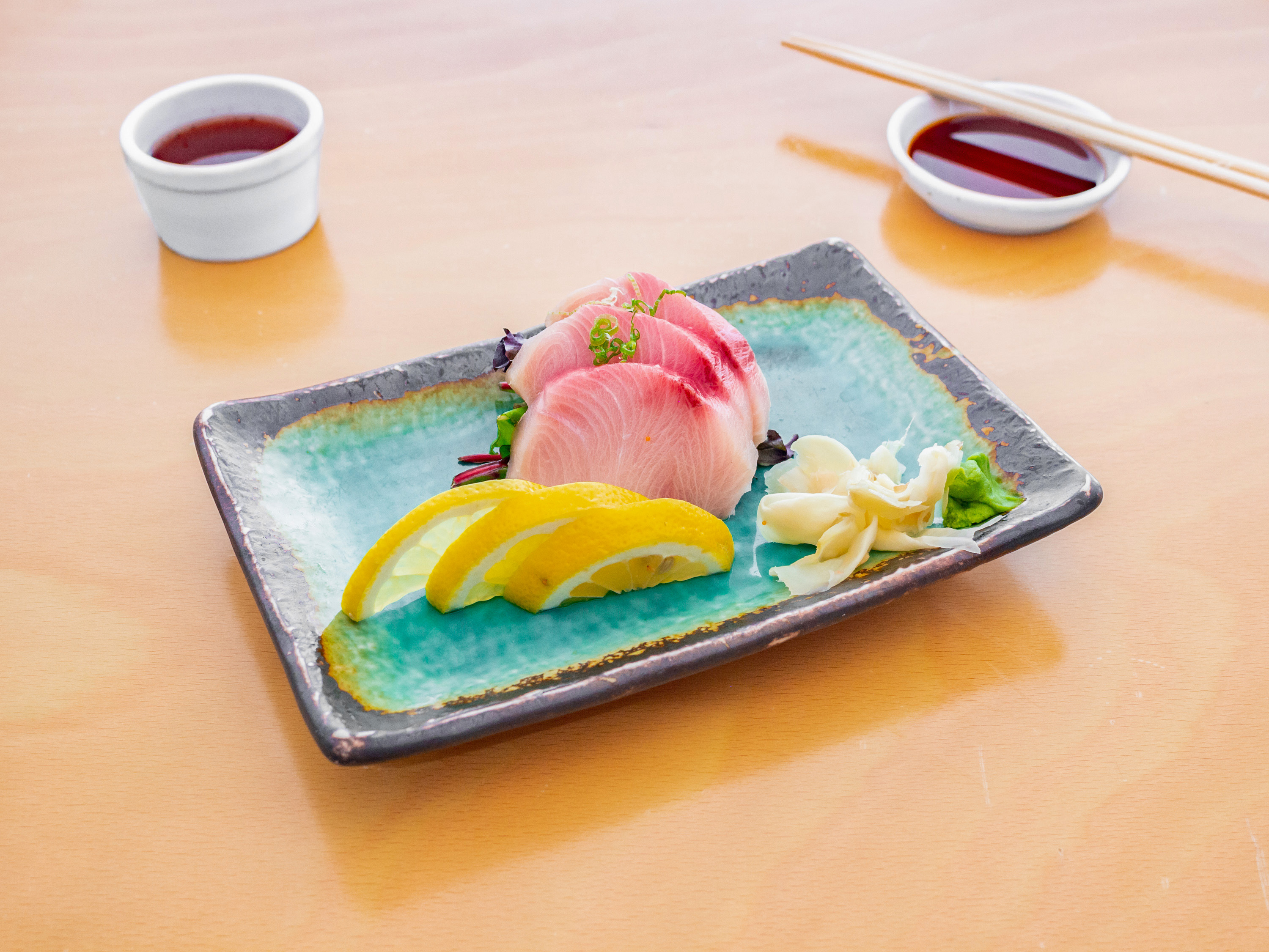 Order Yellowtail Sashimi food online from Sushi Metsuyan store, Teaneck on bringmethat.com