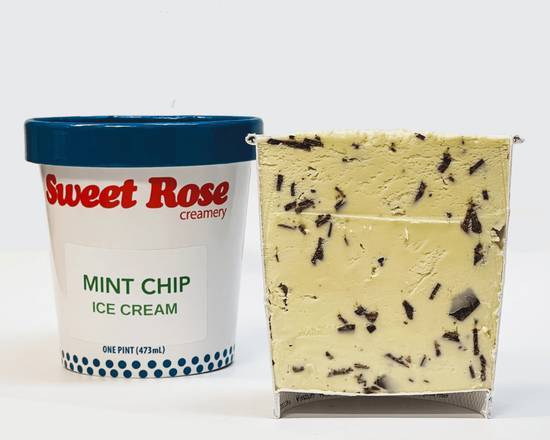 Order Fresh Mint Chip Ice Cream Pint food online from Sweet Rose store, Santa Monica on bringmethat.com