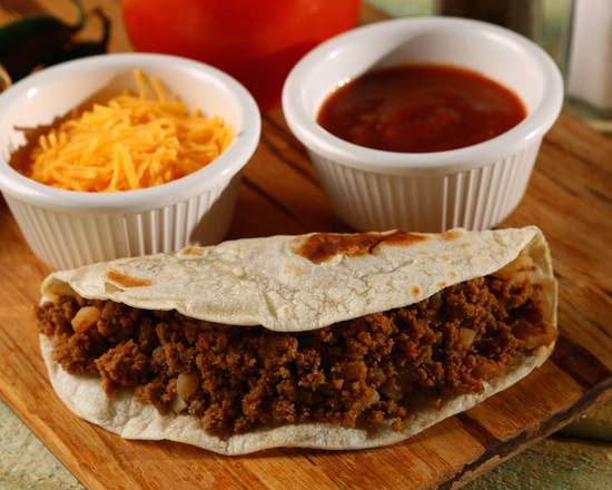 Order The Beef Taco food online from LV Taco bar store, San Mateo on bringmethat.com