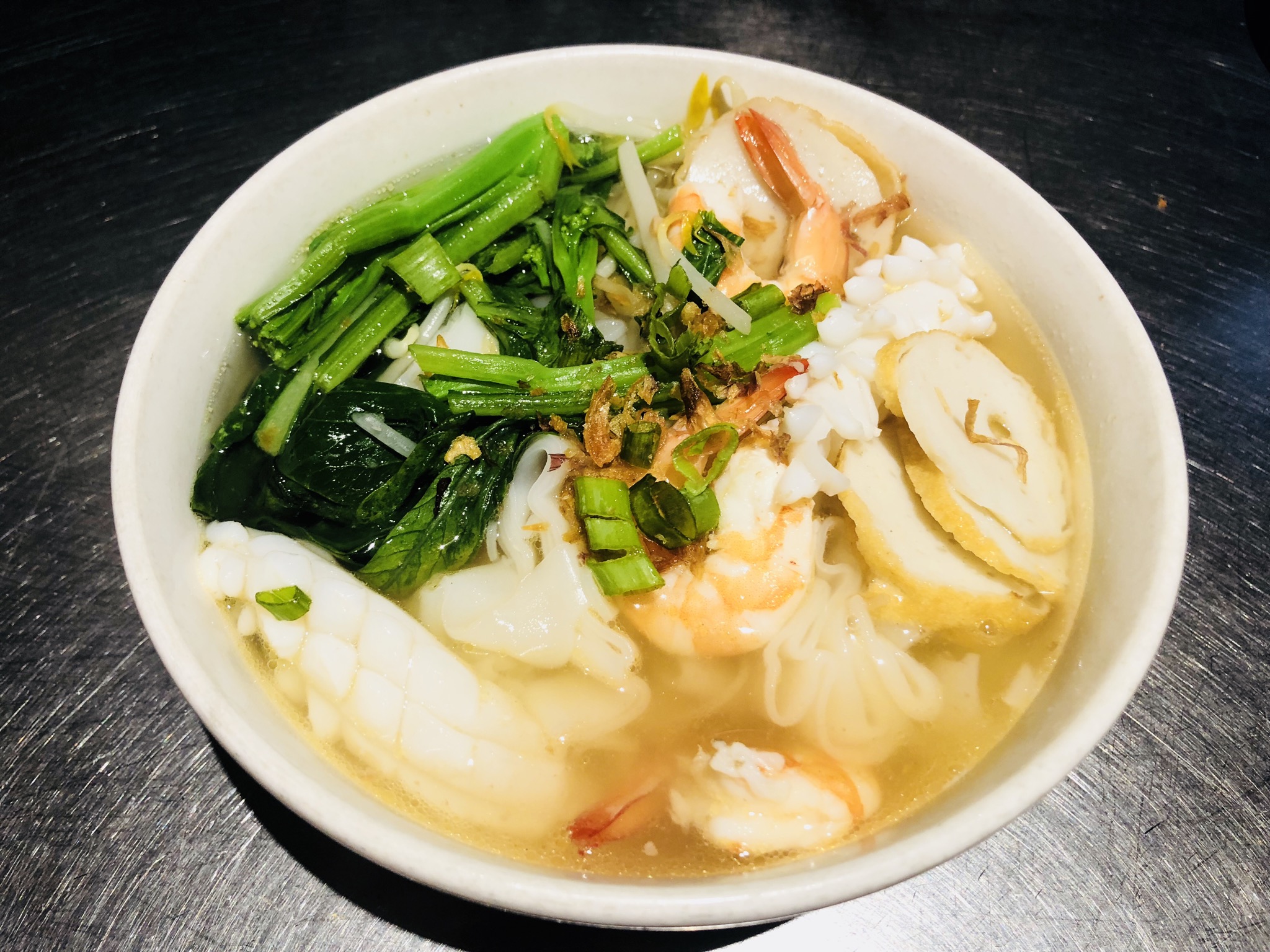 Order Mixed Seafood Noodle SOup food online from Wk Restaurant store, New York on bringmethat.com