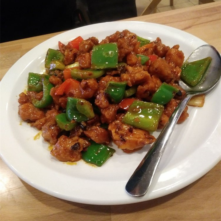 Order Chicken w Pepper ＆ Garlic food online from Chuan Cafe store, Raleigh on bringmethat.com