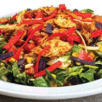 Order Southwestern Chicken Salad food online from Brixx Wood Fired Pizza store, Greensboro on bringmethat.com