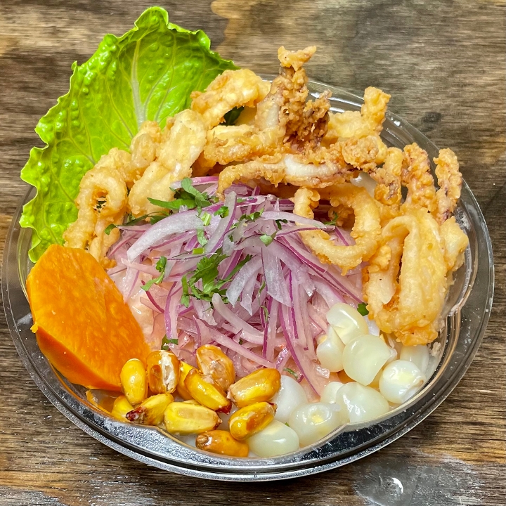Order CEVICHE DE BARRIO 2 in 1  (Best in Town) food online from Delicias Del Jireh Peruvian Kitchen store, White Plains on bringmethat.com