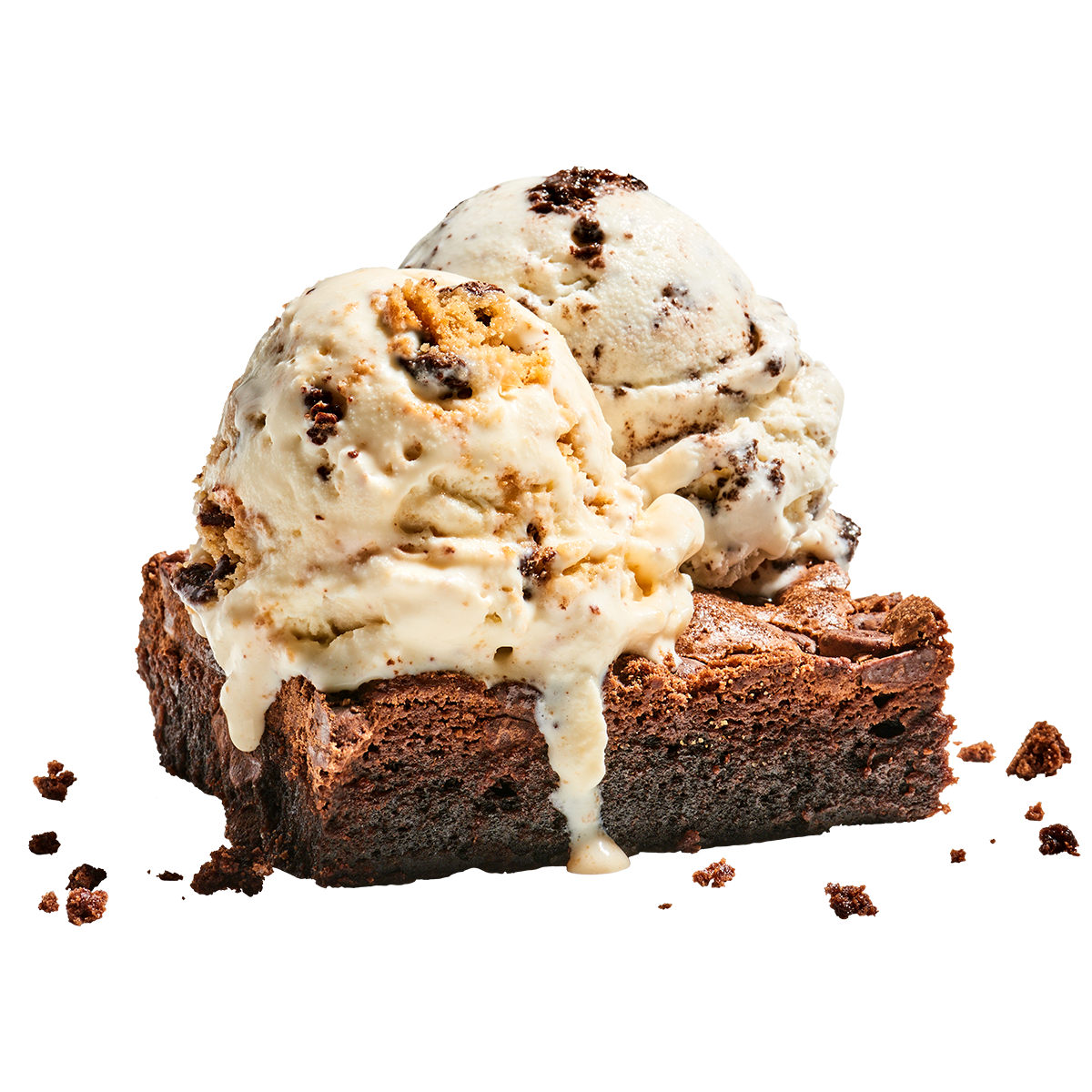 Order Ice Cream on a Brownie food online from Insomnia Cookies store, San Diego on bringmethat.com