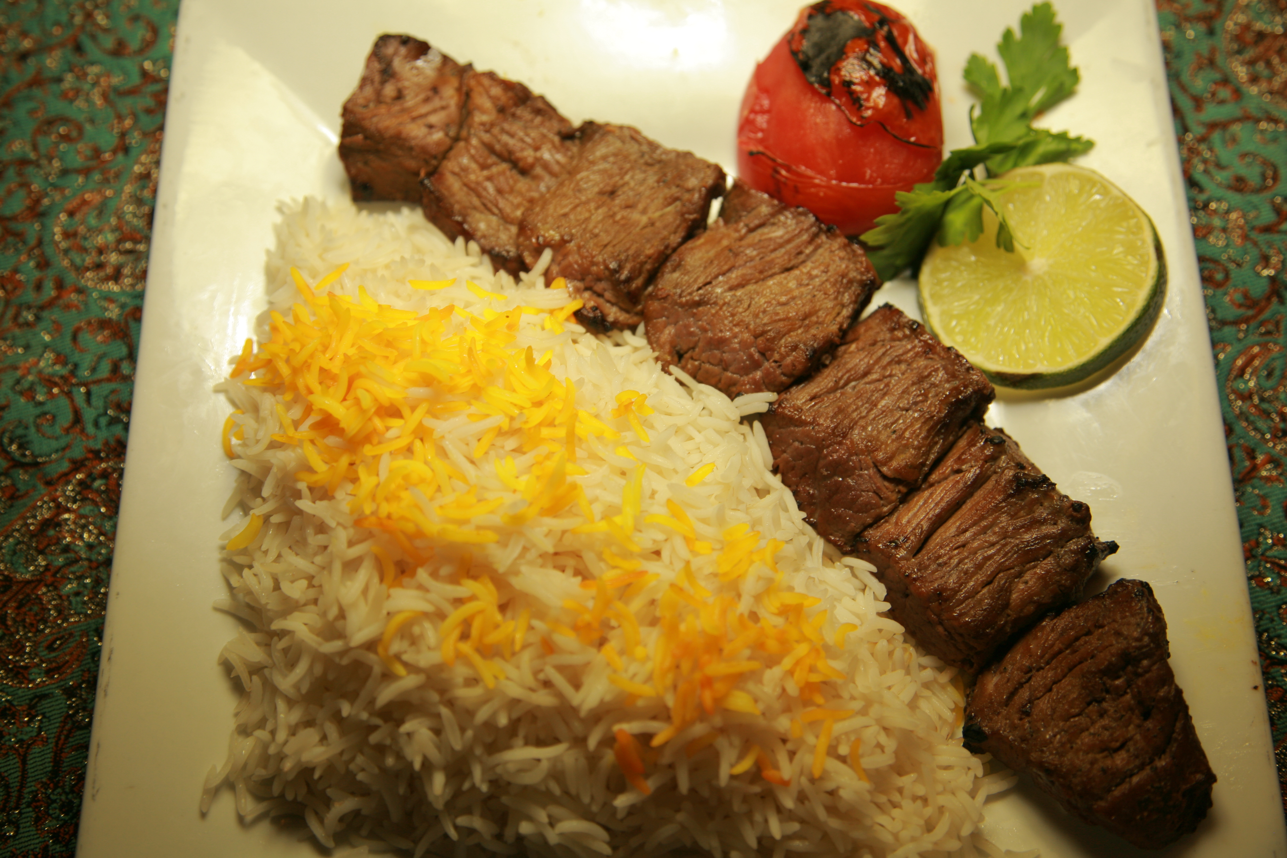 Order Shish Kabob food online from Tehroon Restaurant store, Beaverton on bringmethat.com