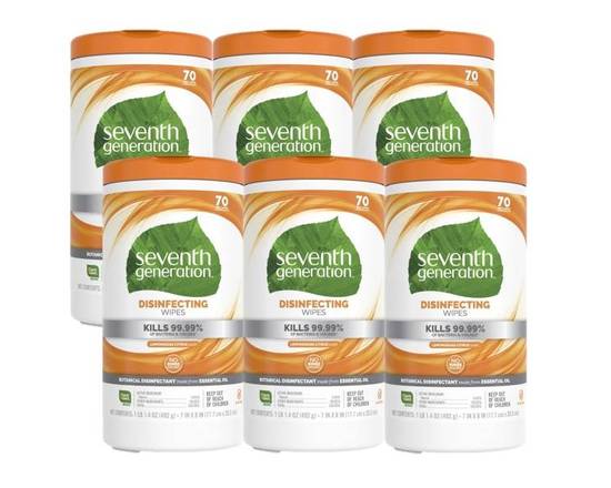 Order Seventh Generation Disinfecting Wipes Lemongrass Citrus Scent (Kills 99.99% of Bacteria & Viruses) food online from Bel Clift Market store, SF on bringmethat.com