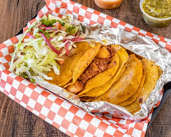 Order Tacos al Vapor food online from La Unica Birotes Restaurant store, San Antonio on bringmethat.com