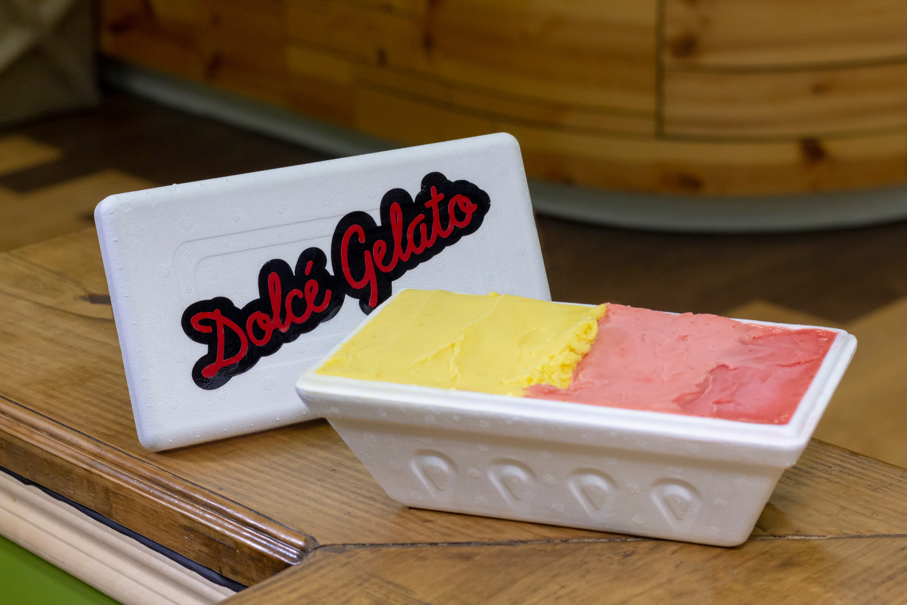 Order Equivalent to 2 Pints To Go Container food online from Dolce Gelato store, Hot Springs National Park on bringmethat.com