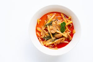 Order Red Curry - Dinner food online from Sawasdee Thai Cuisine store, Norfolk on bringmethat.com