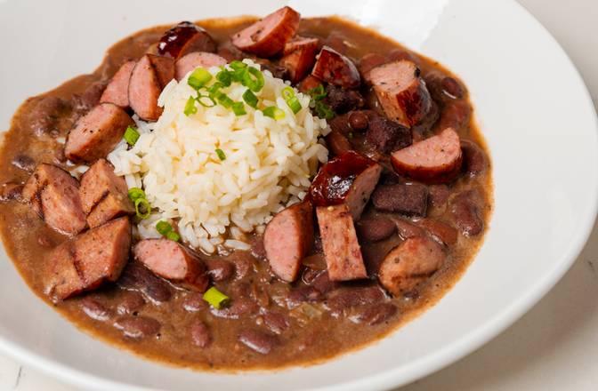 Order Red Beans & Rice with Sausage food online from The Rouxpour store, Houston on bringmethat.com