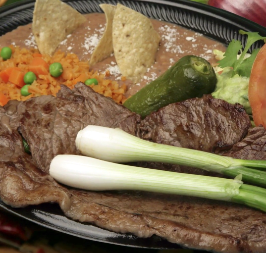 Order Carne Asada Plate food online from Tacos Don Chente store, Huntington Park on bringmethat.com
