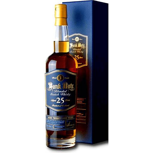 Order Bank Note 25 year Blended Scotch (750 ML) 137994 food online from BevMo! store, Colma on bringmethat.com