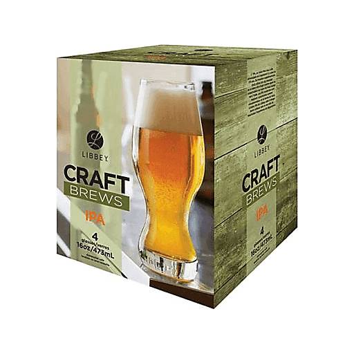 Order Libbey IPA Beer Glass Set (4 PACK) 130461 food online from Bevmo! store, Chico on bringmethat.com