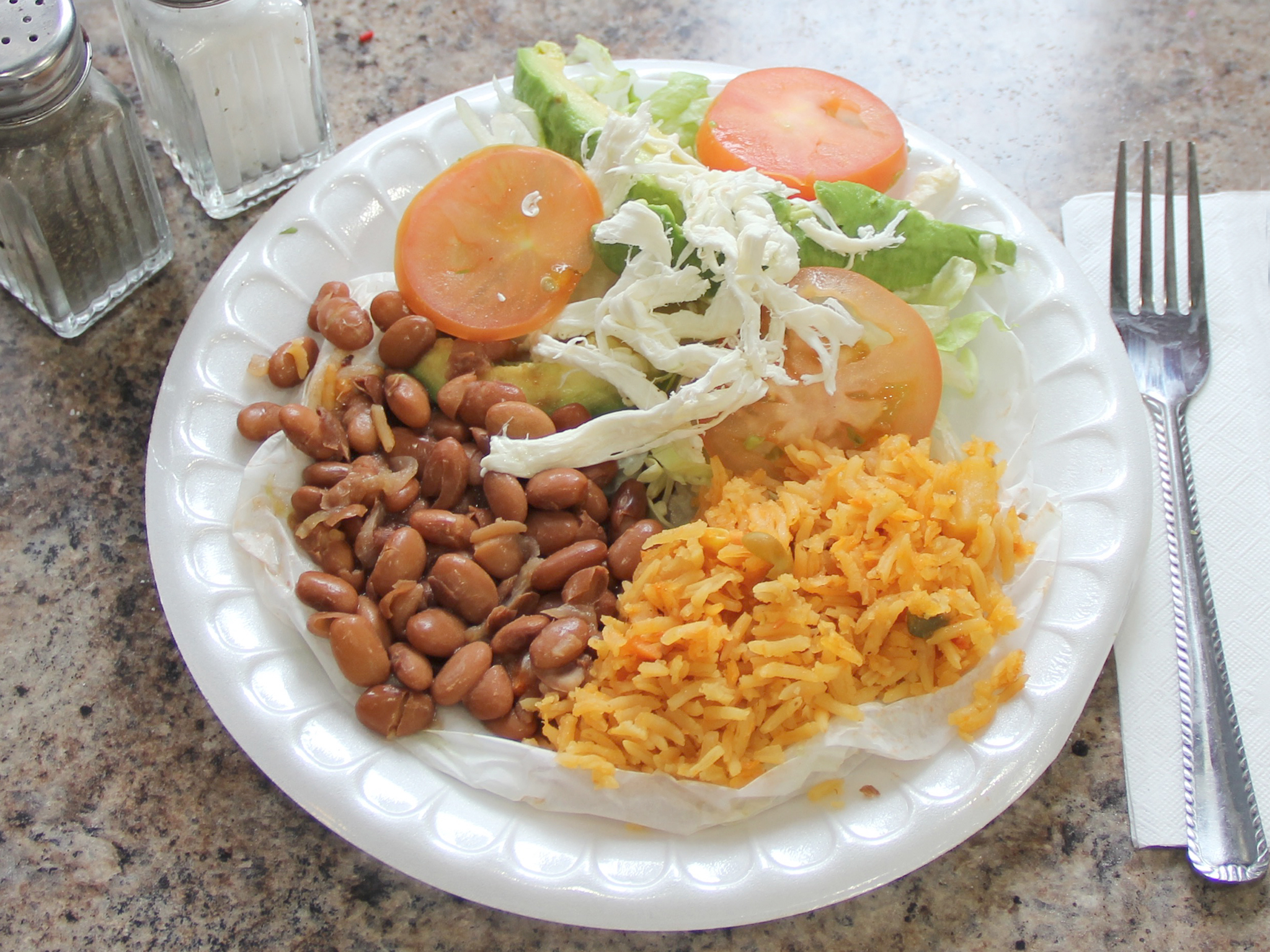 Order Rice and Beans Lunch food online from Robin's Convenience Store Deli & Grill store, Lakewood on bringmethat.com