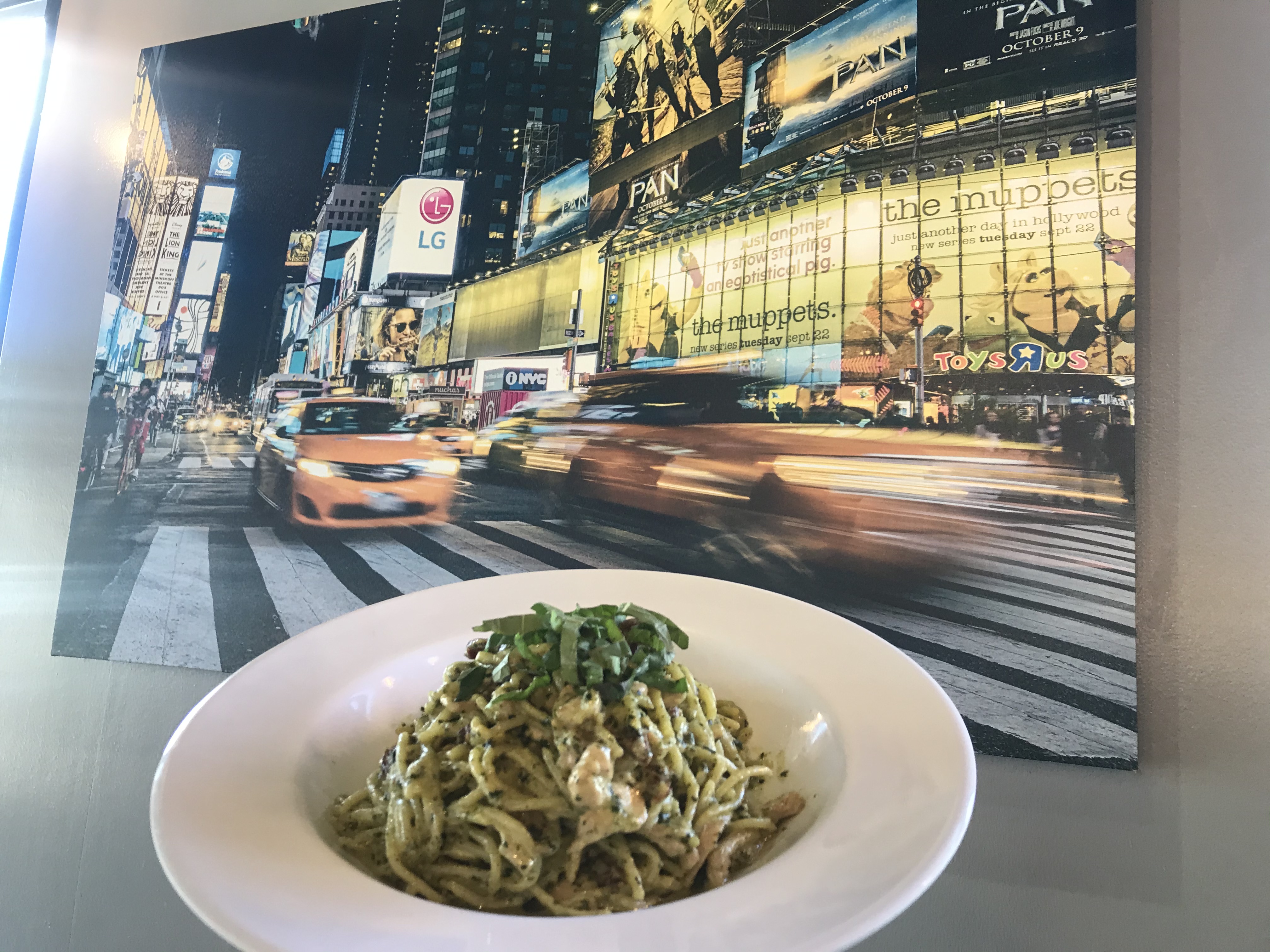 Order Chicken Pesto Pasta food online from Yellow Cab Pizza store, Honolulu on bringmethat.com