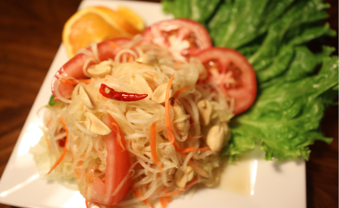 Order Thai Style Papaya Salad food online from Cook On Thai store, Chino Hills on bringmethat.com