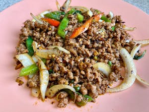 Order E1. Spicy Basil food online from Thai Der store, Las Vegas on bringmethat.com