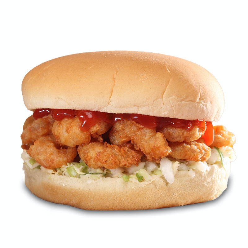 Order Lil Shrimp Burger food online from Hwy 55 Burgers Shakes & Fries store, Spring Hill on bringmethat.com