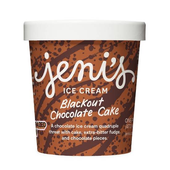 Order Blackout Chocolate Cake Pint food online from Jeni The Battery store, Cobb County on bringmethat.com