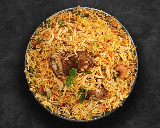 Order Yum Lamb Biryani food online from United Kitchens of India store, Voorhees Township on bringmethat.com