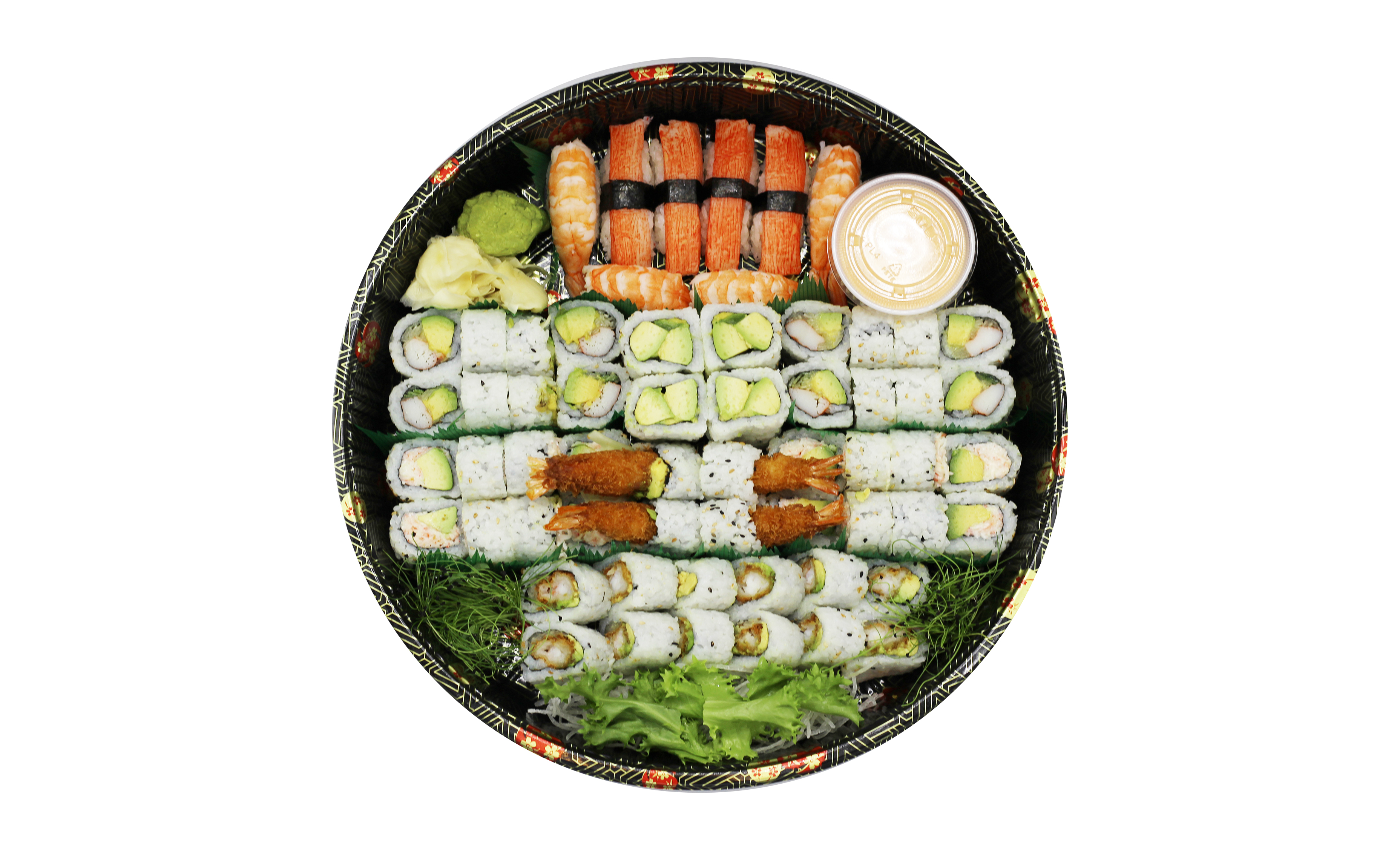 Order All-Cooked Sushi Tray food online from Chin-Chin Cafe store, Ashburn on bringmethat.com