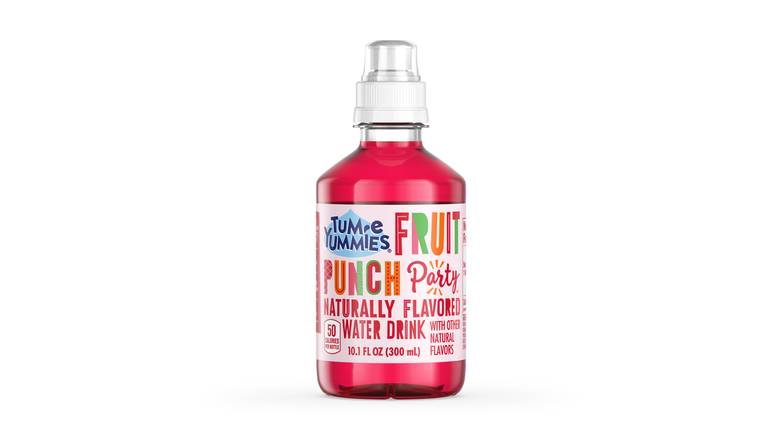 Order Tum-E Yummies Fruit Punch Party, Naturally Fruit Flavored Water Drink 10.1 fl oz food online from Valero Food Mart store, Murrayville on bringmethat.com