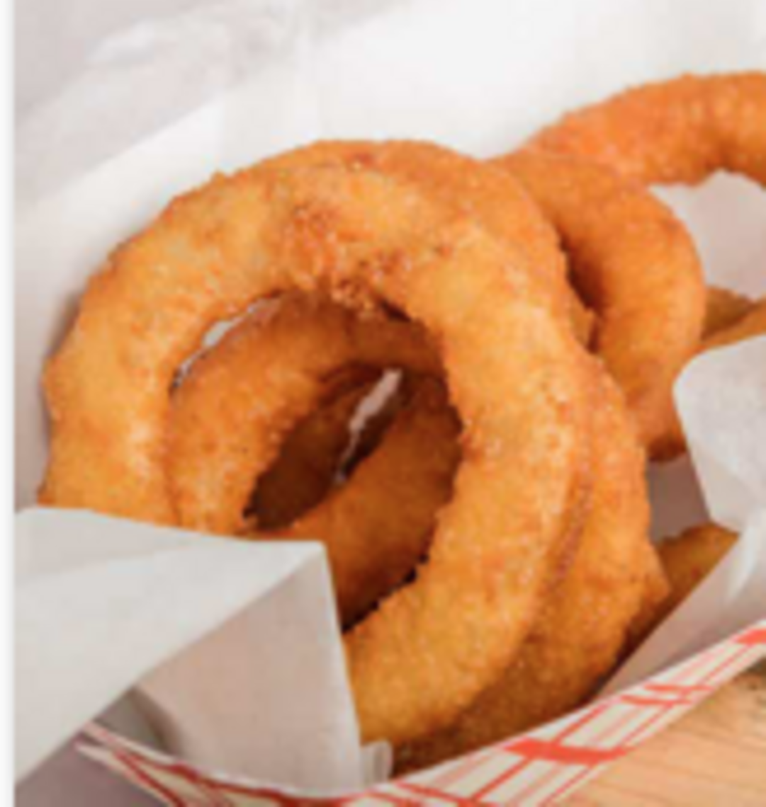 Order SIDE ONION RINGS. food online from Hook Fish & Chicken store, Baton Rouge on bringmethat.com