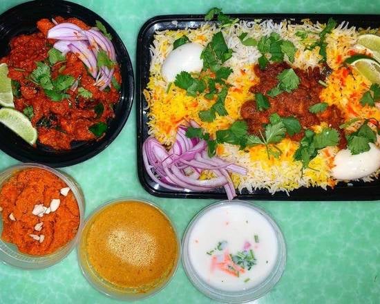Order FAM-PAK  Special Chicken Biryani food online from Vegan Indian store, Cedar Park on bringmethat.com
