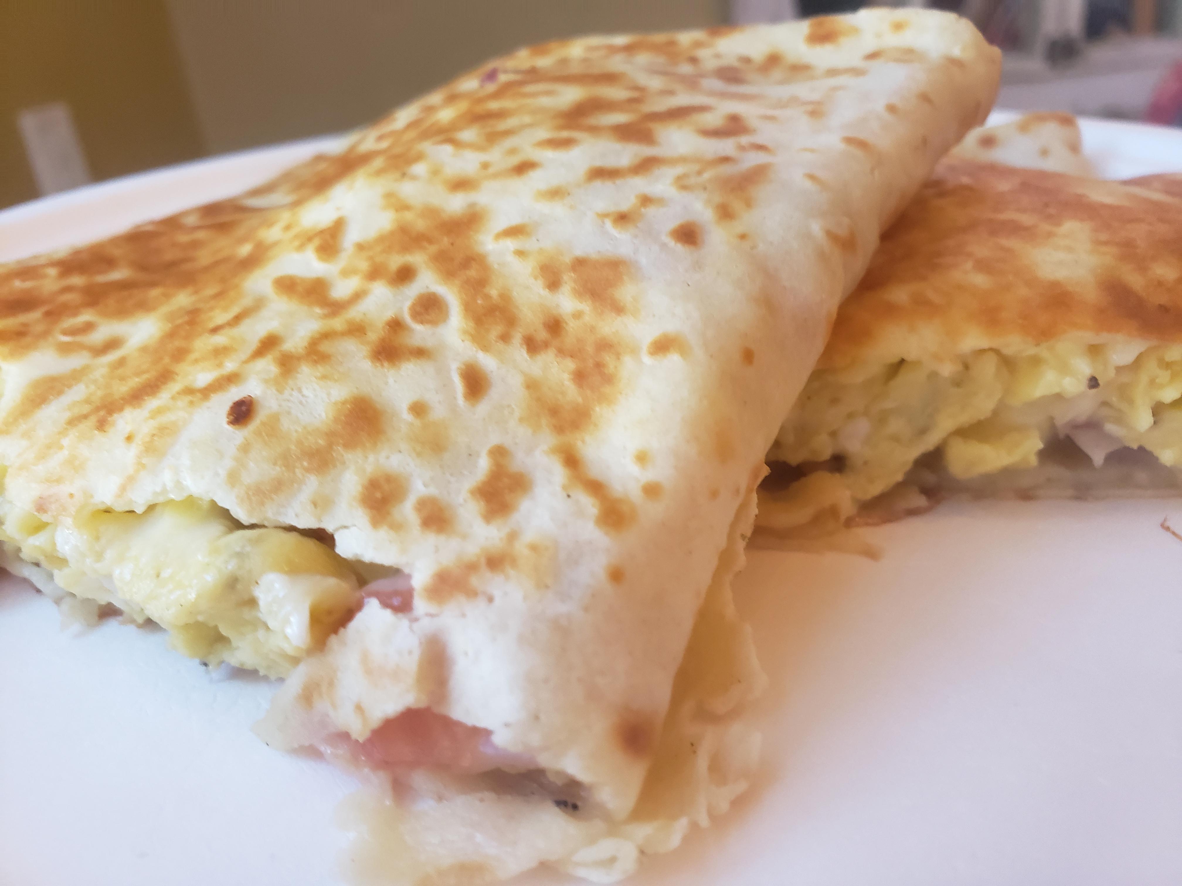 Order Turkey Bacon Egg and Cheese Crepe food online from Manakeesh Cafe Bakery store, Philadelphia on bringmethat.com