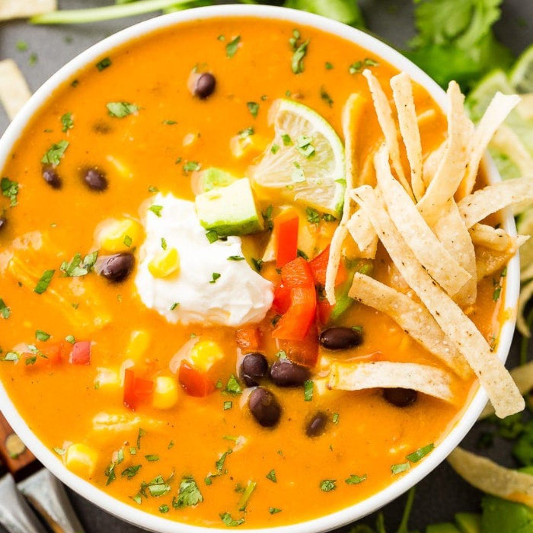 Order 4. South Texas Tortilla Soup food online from The River Edge Cafe store, San Antonio on bringmethat.com