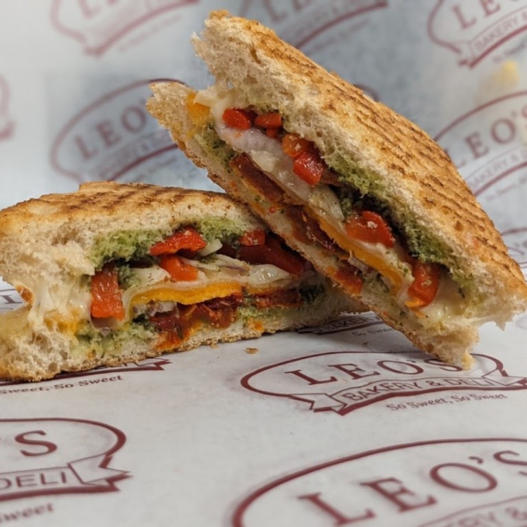 Order Three Cheese Veggie (Panini) food online from Leo Bakery & Deli store, East Rochester on bringmethat.com