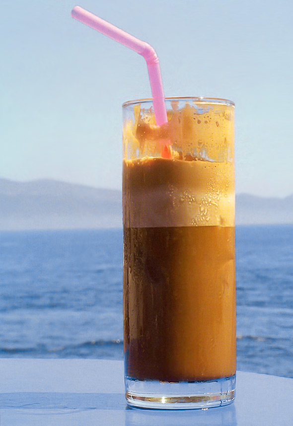 Order Frappe Ice Coffee food online from Atheneos Greek Village Cafe store, Mesquite on bringmethat.com