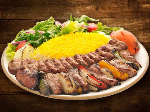 Order Combination Kabob 3 food online from Kabob Lounge store, Carmel Valley on bringmethat.com