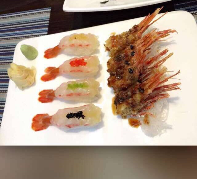 Order 2 Piece Sweet shrimp food online from Sushi Osaka store, Ithaca on bringmethat.com