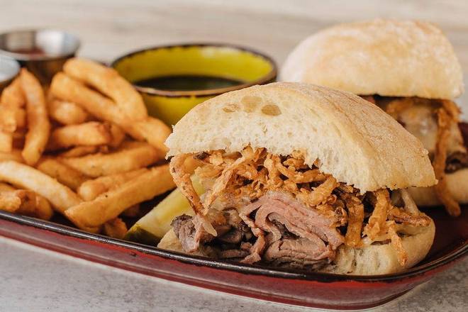 Order French Dip food online from Jimmy Famous American Tavern store, Dana Point on bringmethat.com