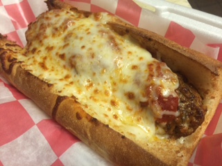 Order Meatball Parmigiana Sub food online from The Garlic Knot store, Denver on bringmethat.com