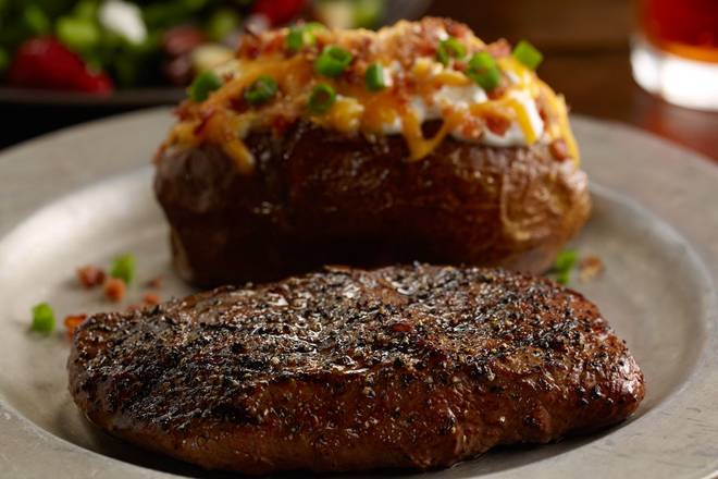Order FLAT-IRON STEAK* food online from 54th Street Restaurant & Drafthouse - store, The Colony on bringmethat.com