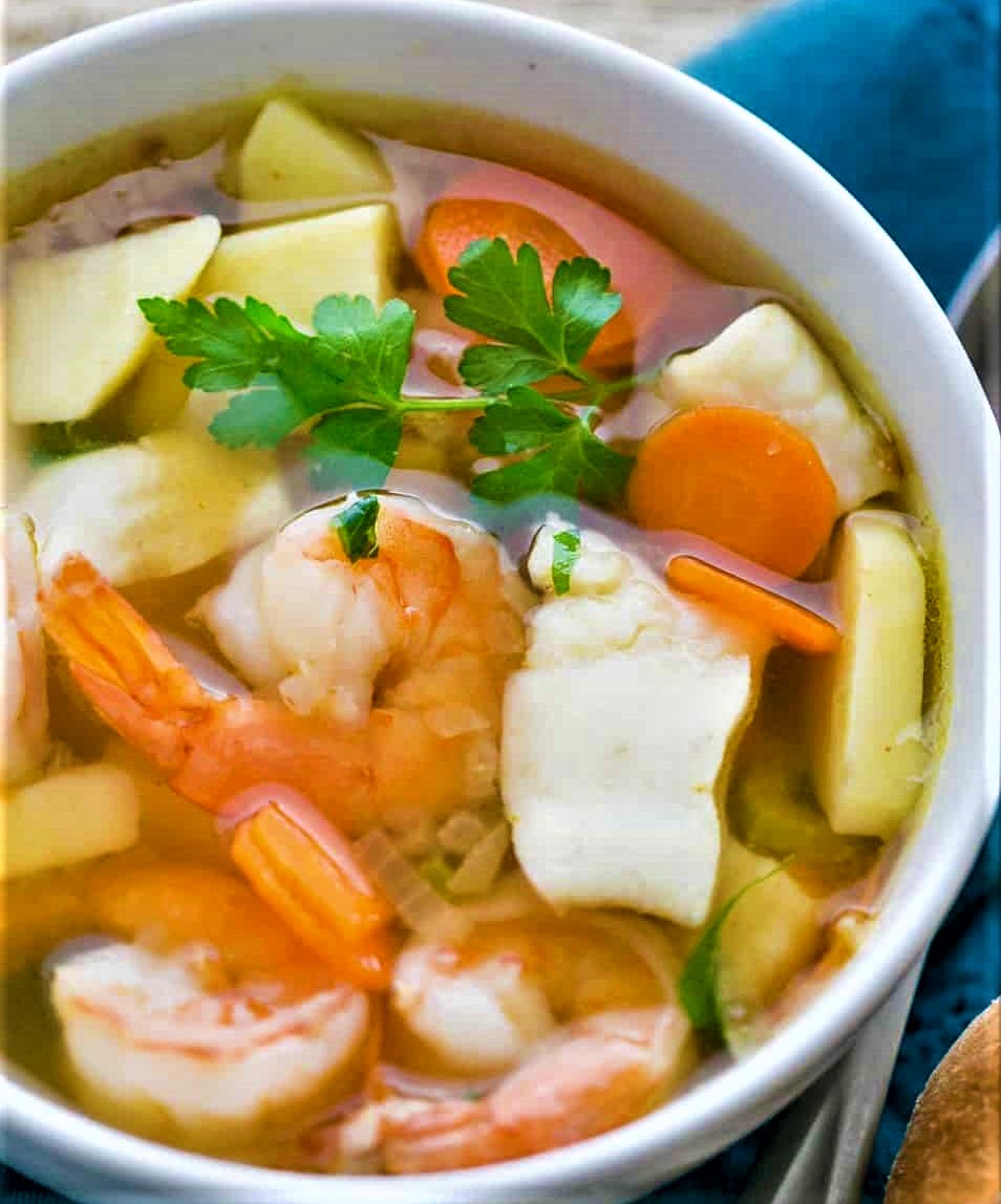 Order Shrimp n Fish Soup food online from Sunny Express store, South El Monte on bringmethat.com