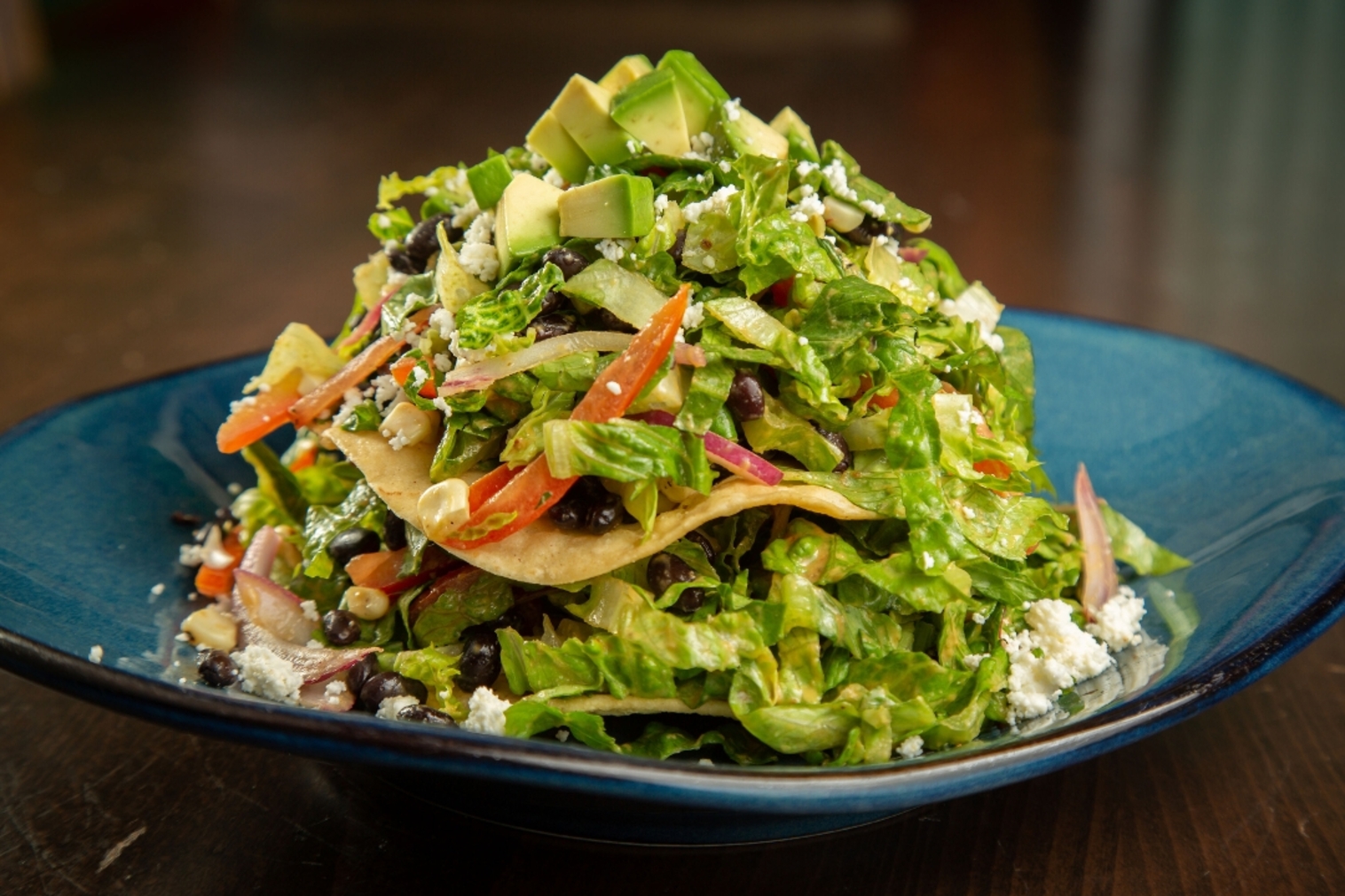 Order Tostada Salad food online from Hussongs Cantina store, Las Vegas on bringmethat.com